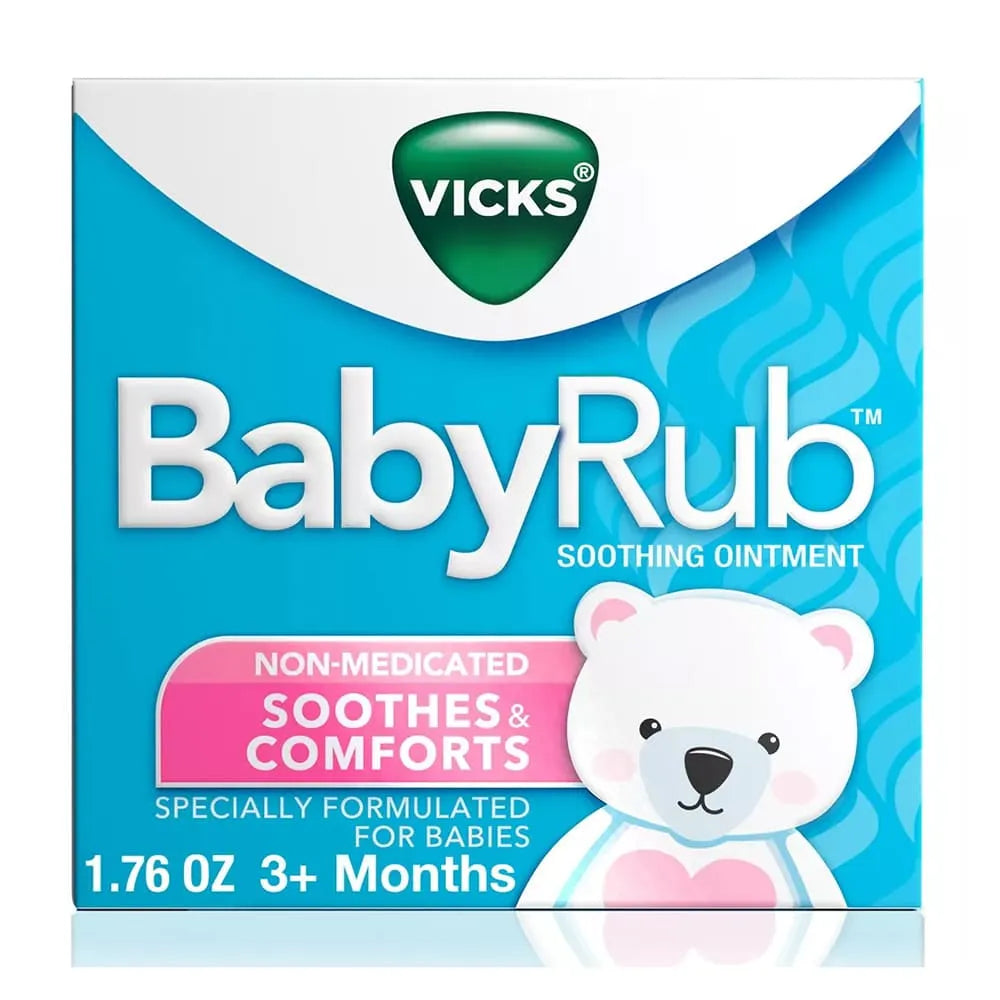 Vicks Baby Rub Soothing Comfort For Babies Ointment 1.76Oz (Pack of 36)