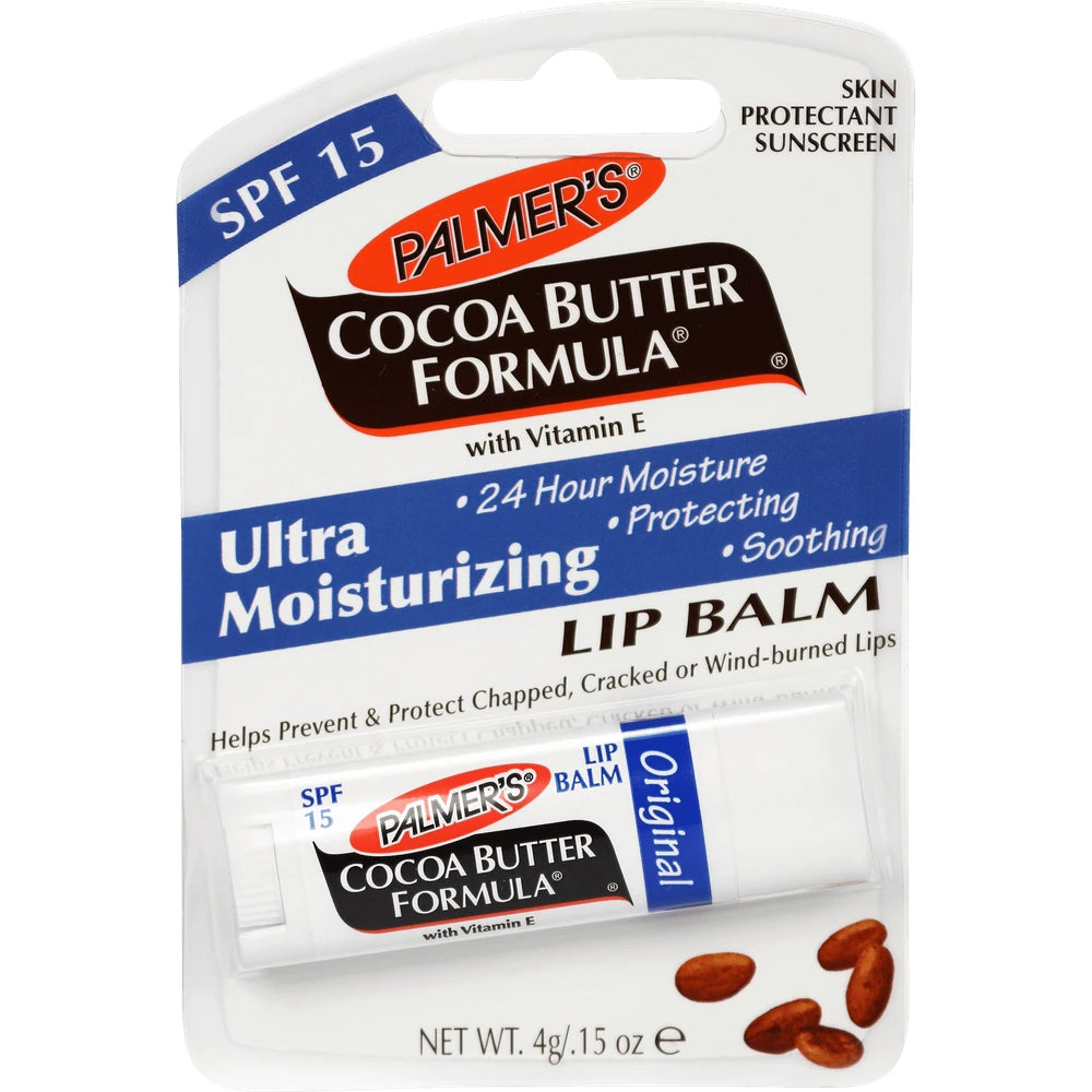 Palmer s Cocoa Butter Formula Ultra Moisturizing Lip Balm SPF 15 Original - .15 0.15 Oz (Pack of 12)