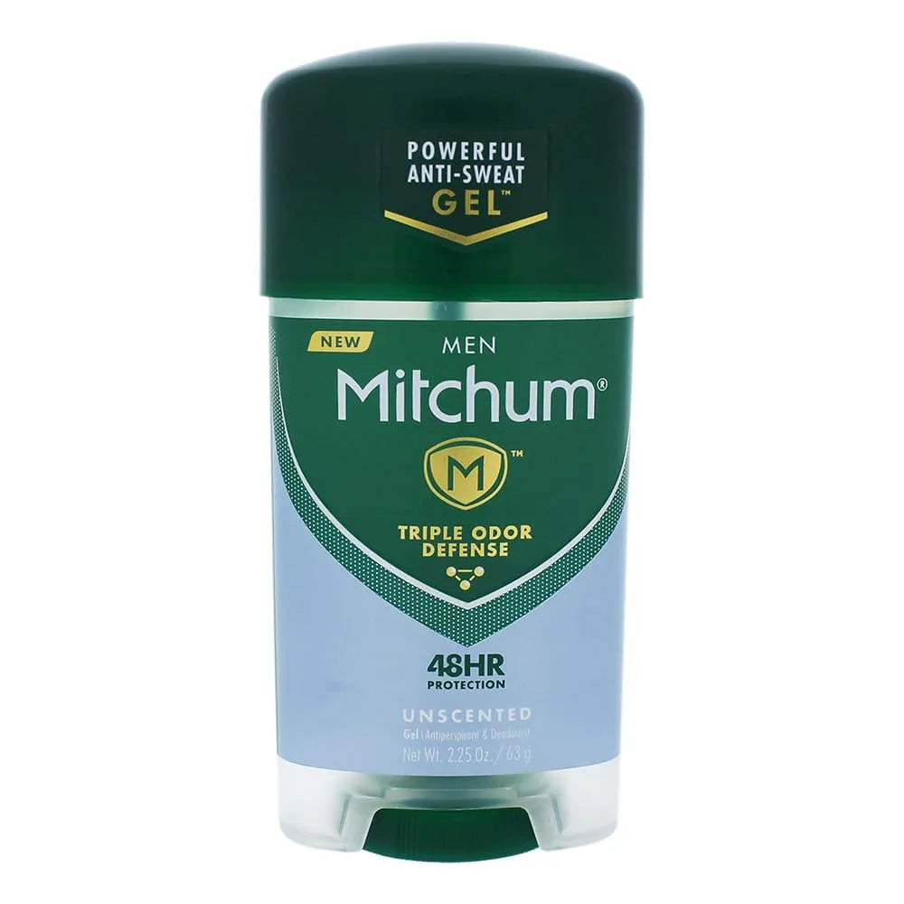 Mitchum Clear Gel Antiperspirant And Deodorant Unscented 2.25Oz (Pack of 24)