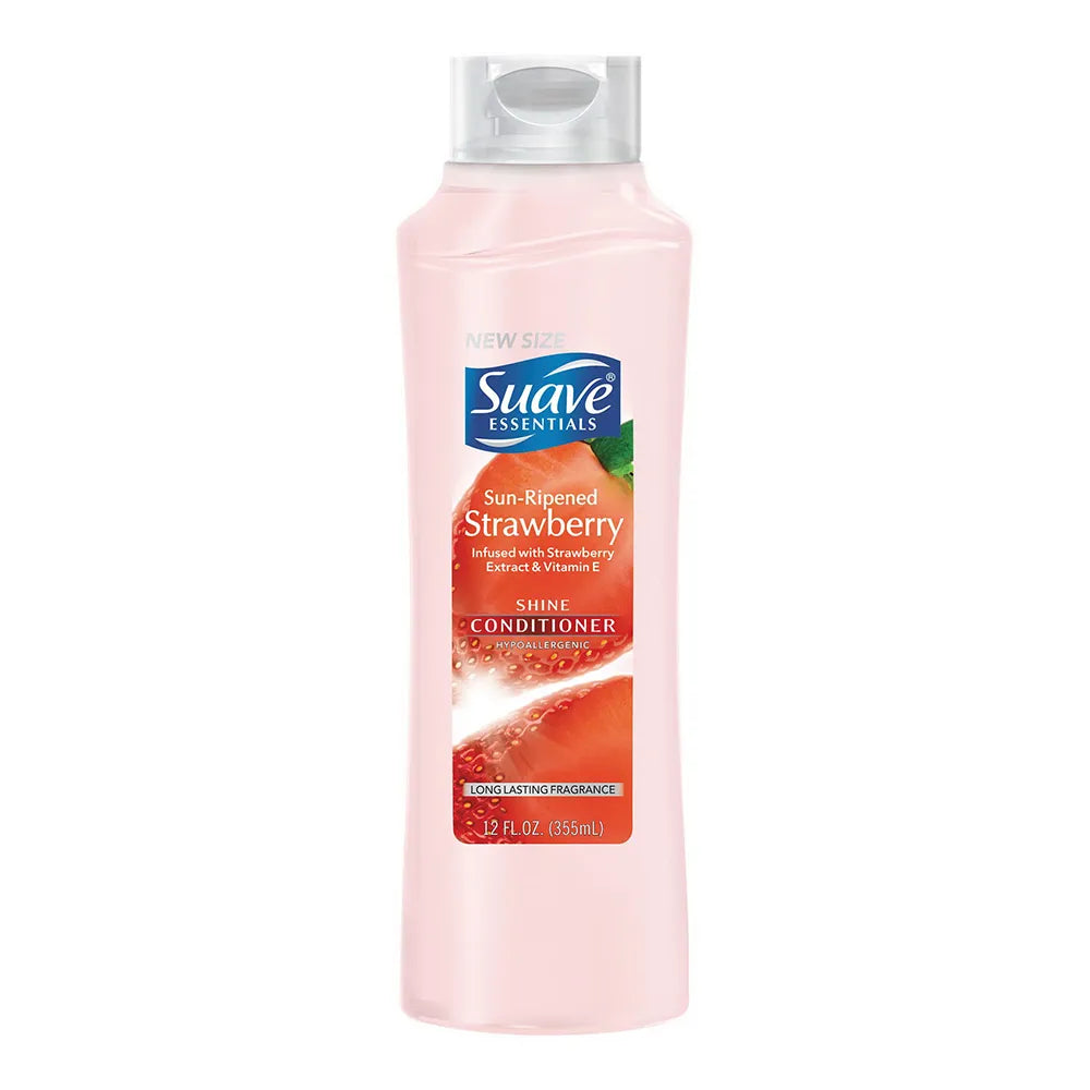 Suave Essentials Strawberry Conditioner 12Oz (Pack of 6)