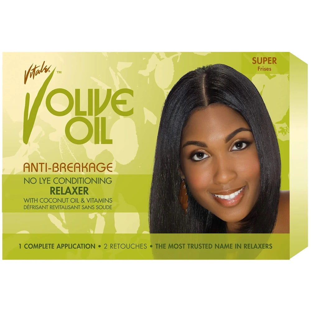 VITALE - V Olive Oil Anti-Breakage No-Lye Conditioning Relaxer SUPER nan (Pack of 12)