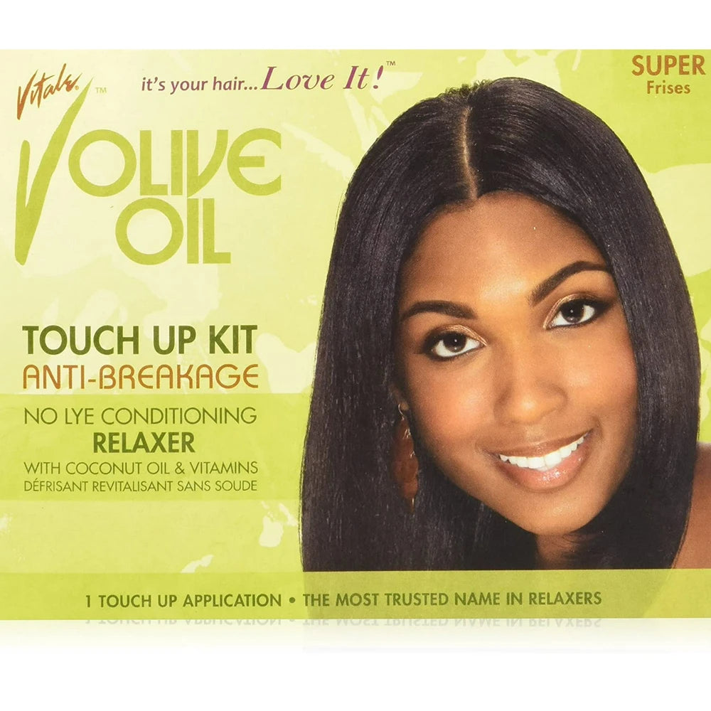 VITALE - V Olive Oil Touch Up Kit Anti-Breakage No-Lye Conditioning Relaxer SUPE nan (Pack of 12)