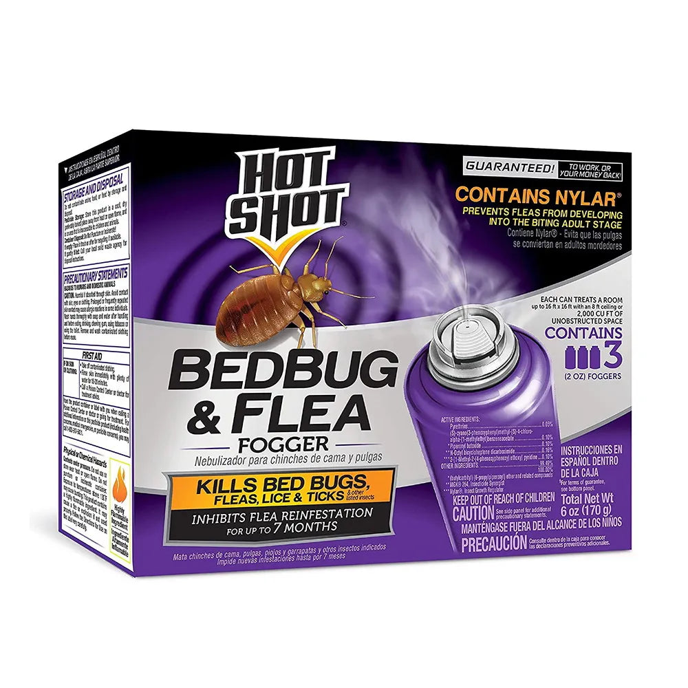 Hot Shot Bed Bugs And Flea Fogger 2Oz (Pack Of 6)