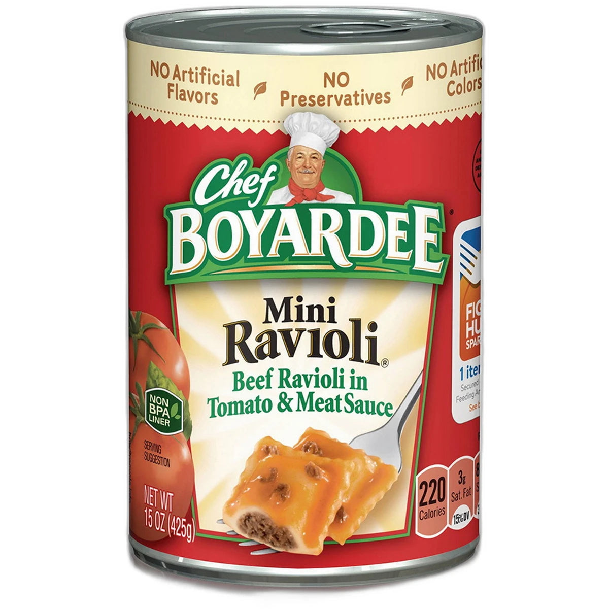 Chef Boyardee Mini Ravioli 15Oz (Pack of 24)