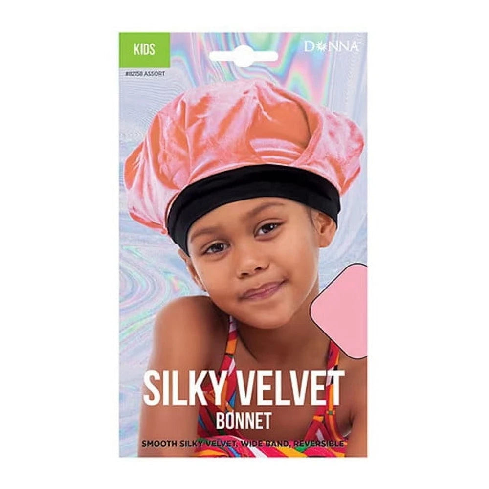 Donna Kids' Silky Velvet Bonnet - 1.0 ea nan (Pack of 48)