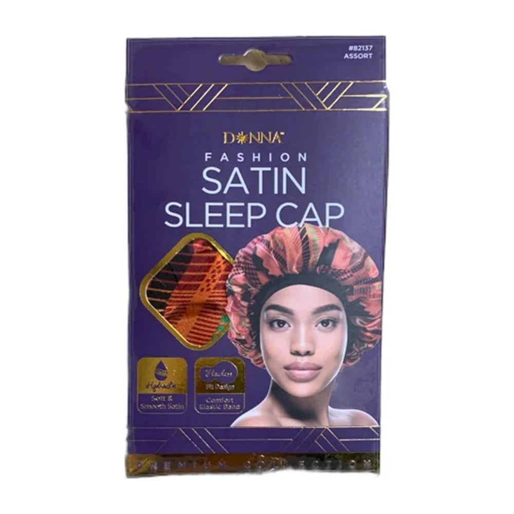 Donna Fashion Satin Sleep Cap 82137 Assorted Color Packaging May Vary 1 Ea nan (Pack of 48)