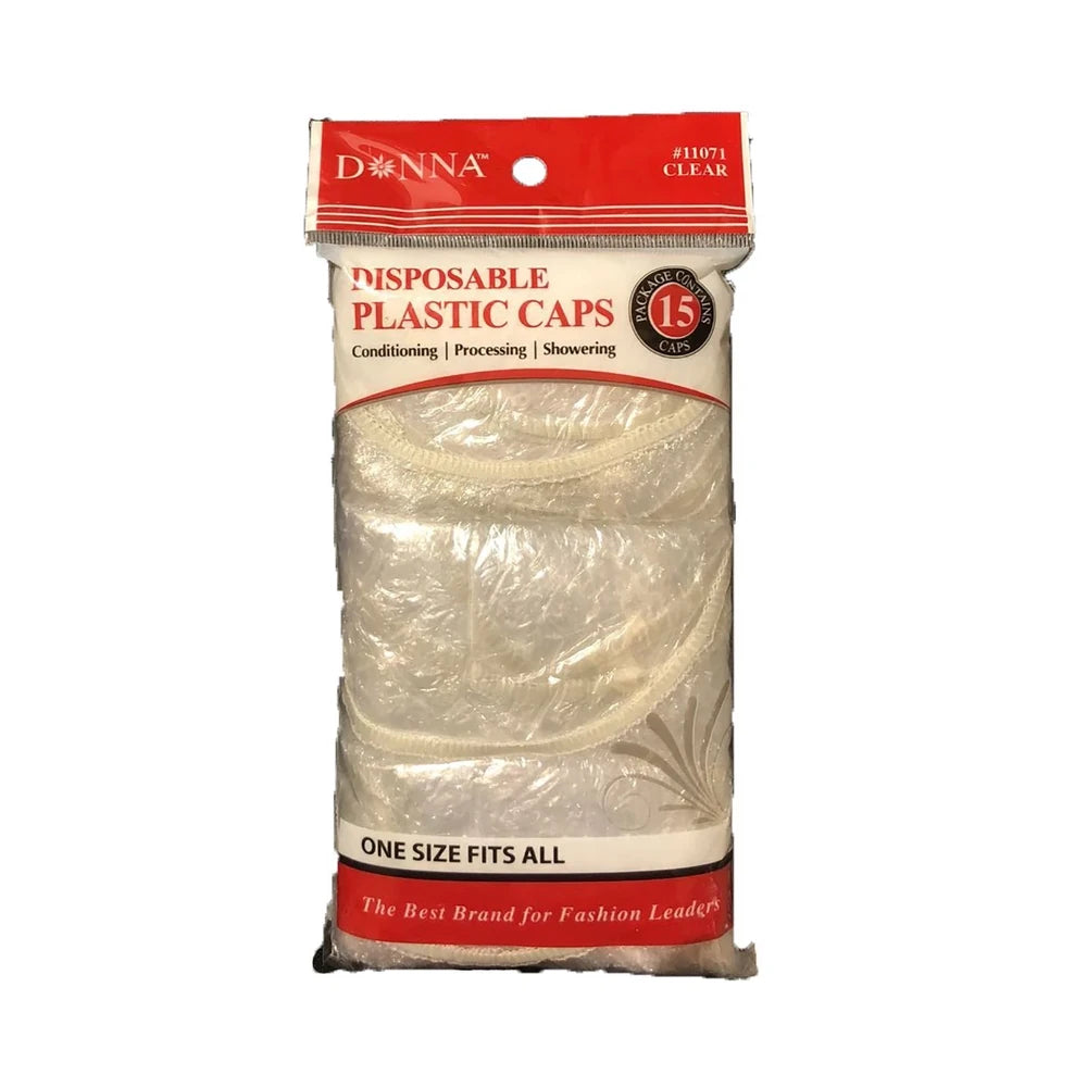 Donna Collection Disposable Plastic Cap 15 Count nan (Pack of 48)