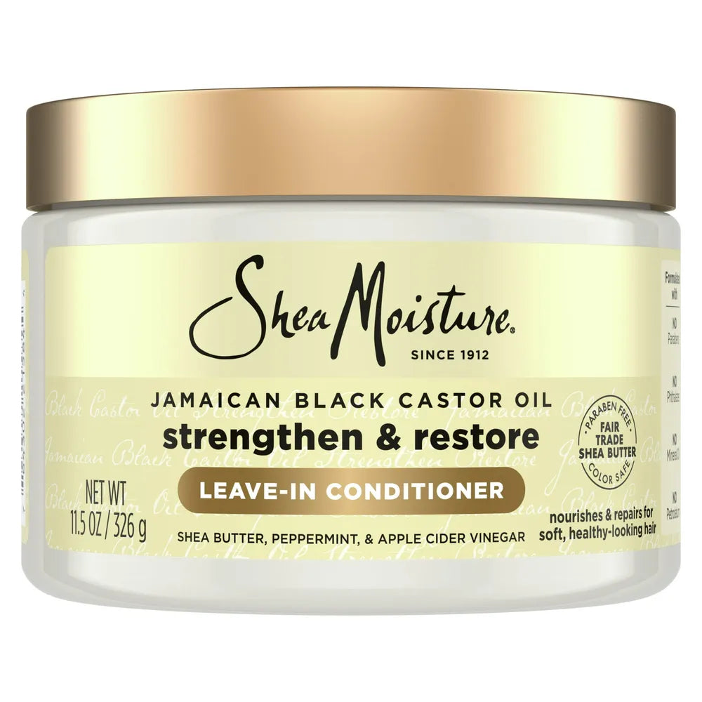 Shea Moisture Jamaican Black Leave-In Conditioner Natural 11Oz (Pack of 12)