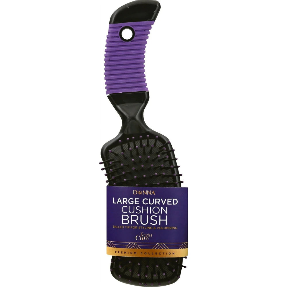 Donna Collection Curved Cushion Brush 1 Ea nan (Pack of 12)