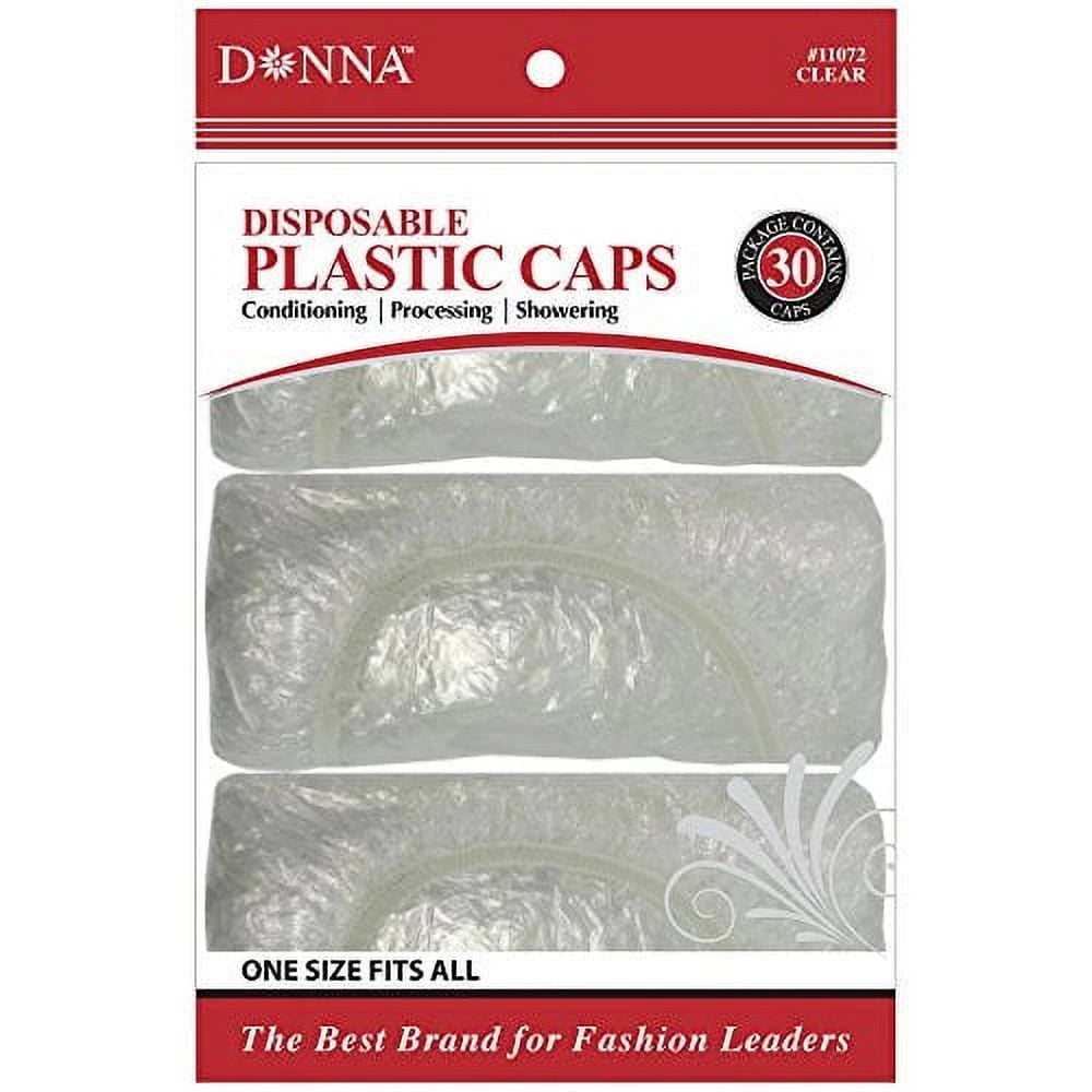 Donna Collection Disposable Clear Shower Cap 30 Count nan (Pack of 48)