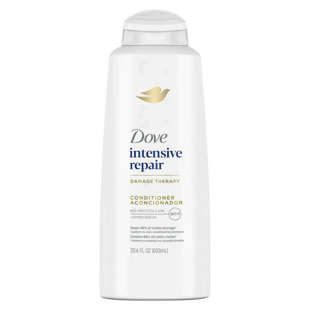 Dove Therapy Intense Damage Therapy Hair Conditioner For Accumulated Damage 20.4Oz (Pack of 4)