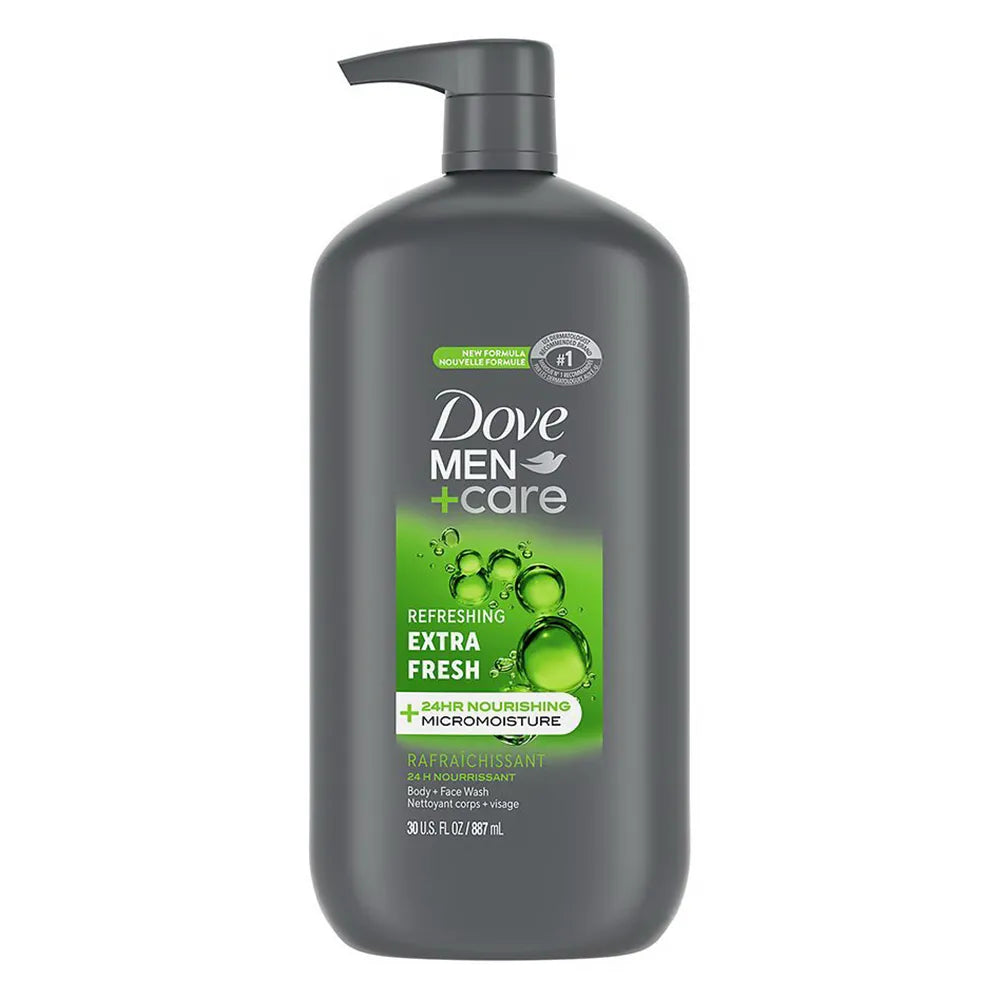 Dove Men And Care Extra Fresh Body Wash 30Oz (Pack of 4)