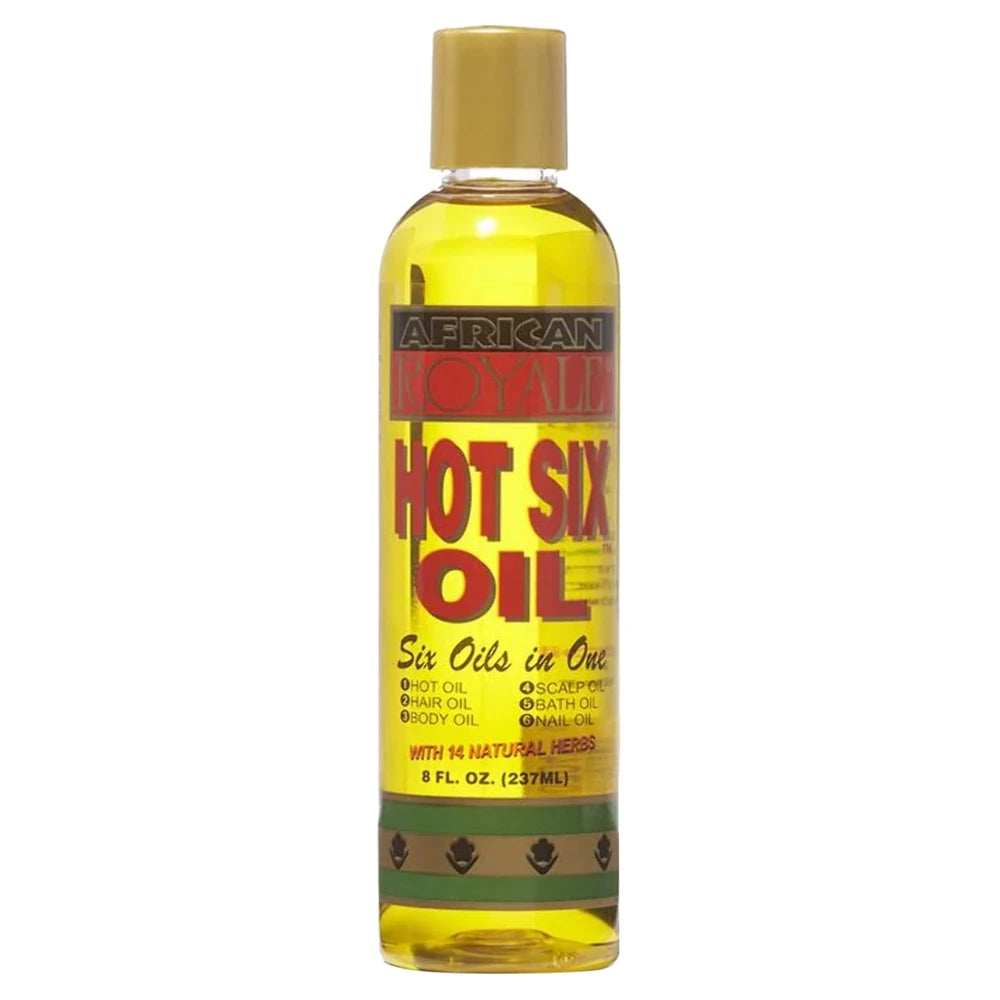 African Royale Hot Six Oil 8 Oz 8 Fl. Oz (Pack of 12)