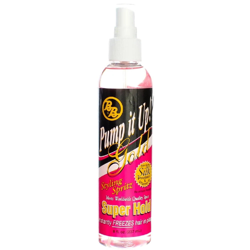 Bronner Brothers Pump It Up Spritz Gold 8 Fl. Oz (Pack of 12)