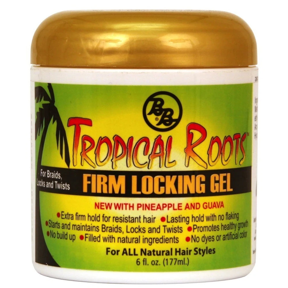 Bronner Bros BB Tropical Roots Locking Gel Frizz Free Female 6 Fl. Oz (Pack of 12)