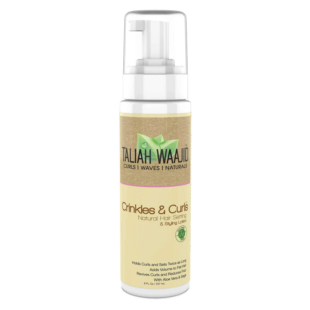 Taliah Waajid Black Earth Products Crinkles and Curls Natural Hair and Loc Styli 8 Fl. Oz (Pack of 6)
