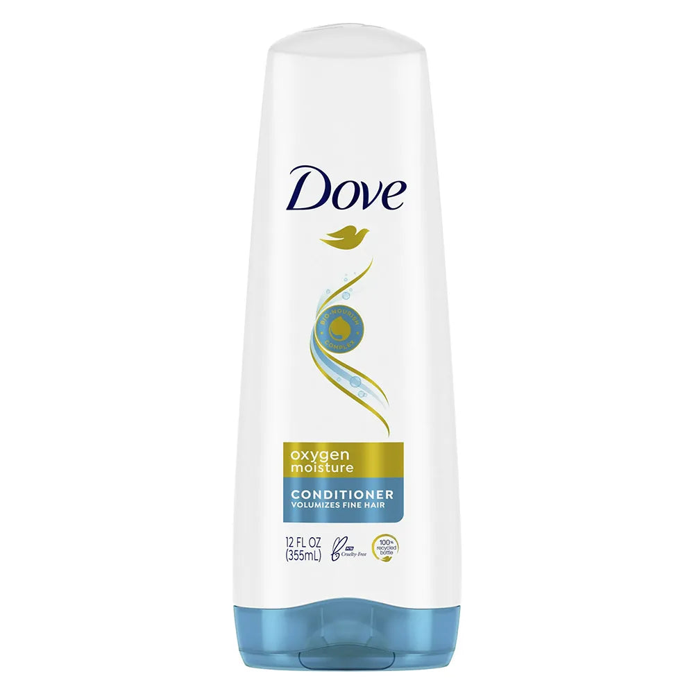 Dove Advanced Hair Series Oxygen Moisture Flat Hair Conditioner12Oz (Pack of 6)