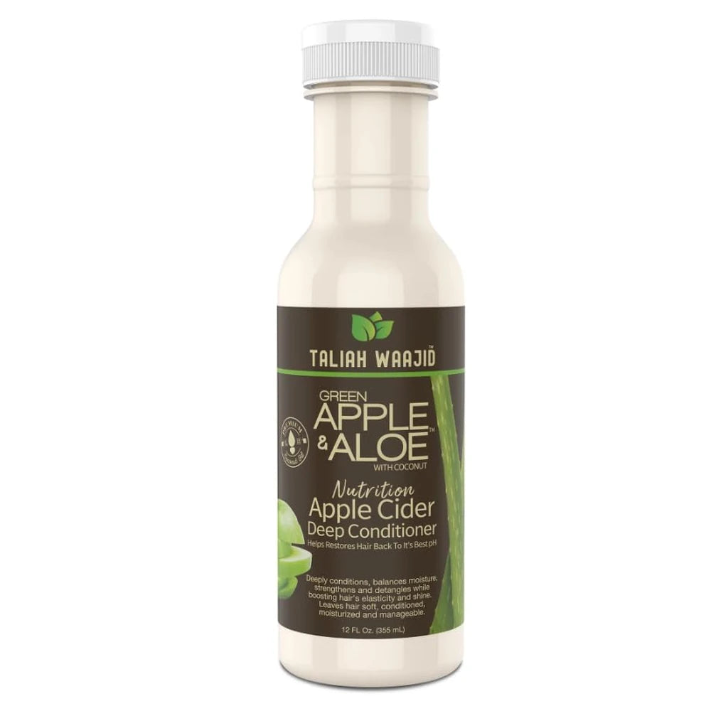 Taliah Waajid Green Apple & Aloe Nutrition Apple Cider Deep Conditioner - 12 fl 12 Fl. Oz (Pack of 6)