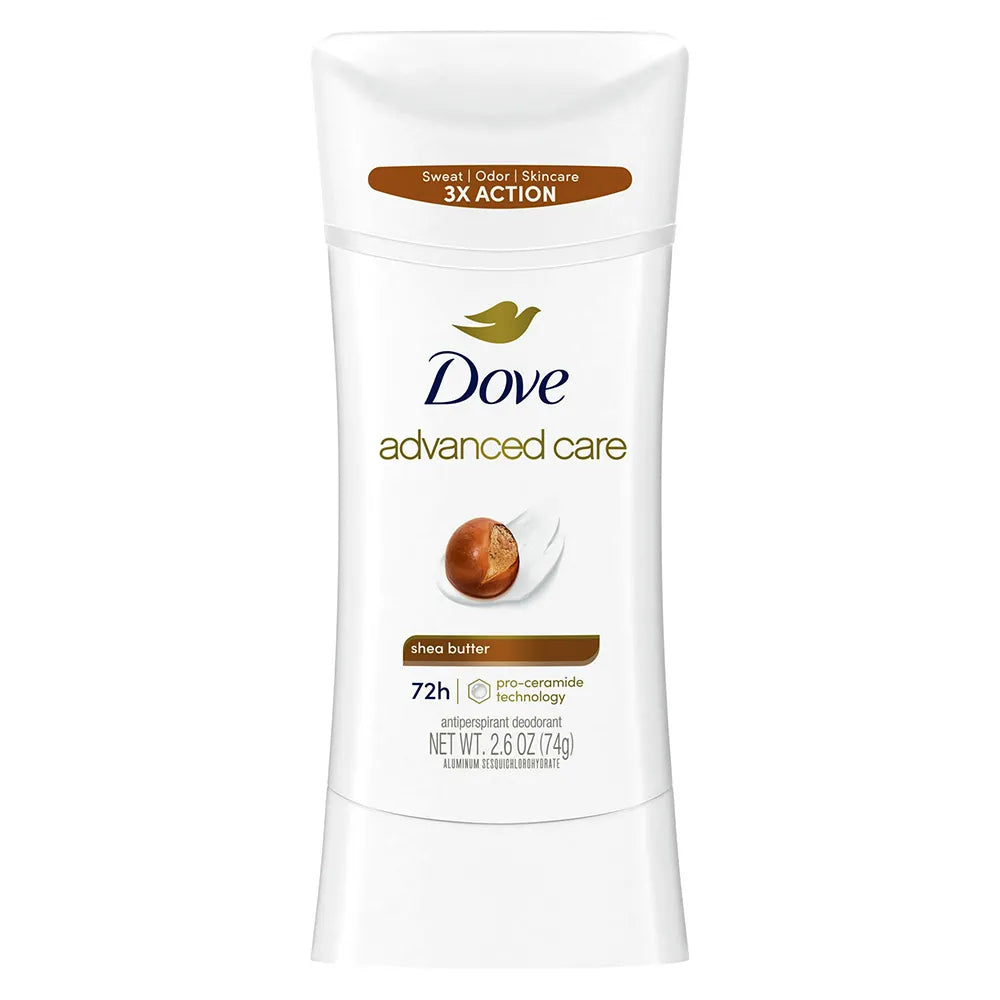 Dove Advanced Care Antiperspirant Deodorant Shea Butter 2.6Oz (Pack of 12)