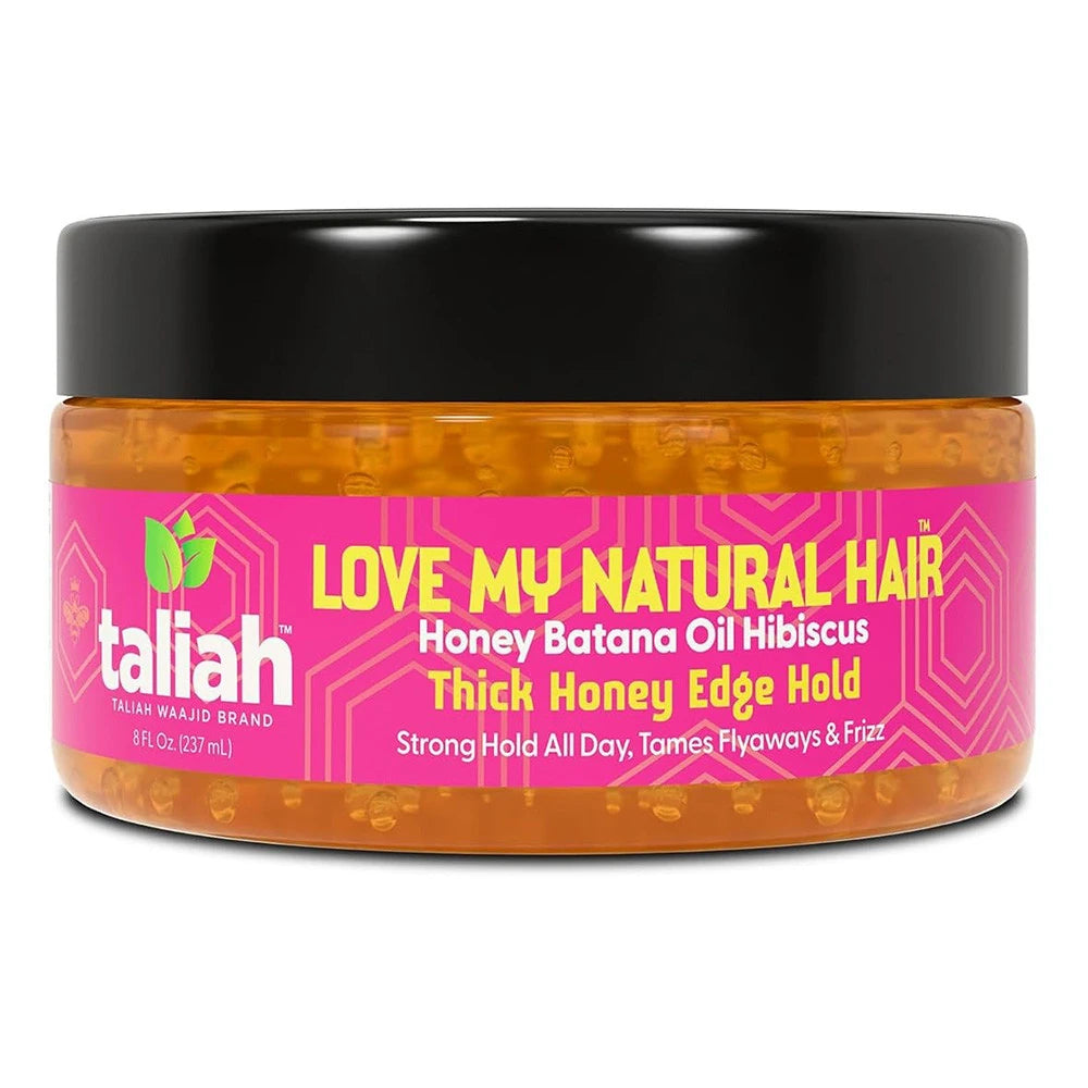 Taliah Waajid Love My Natural Hair Thick Honey Edge Hold Hair Styling Gel with B 8 Fl. Oz (Pack of 6)