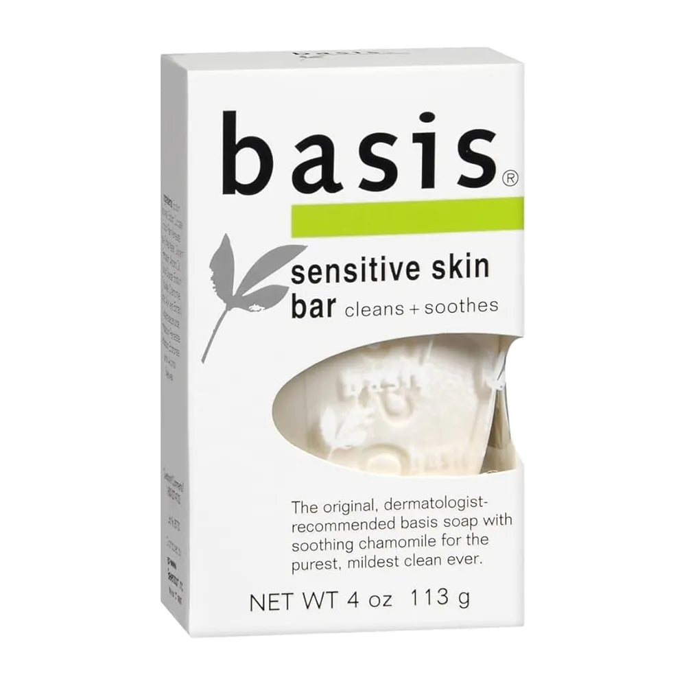 Basis Sensitive Skin Bar Soap 4Oz (Pack of 24)