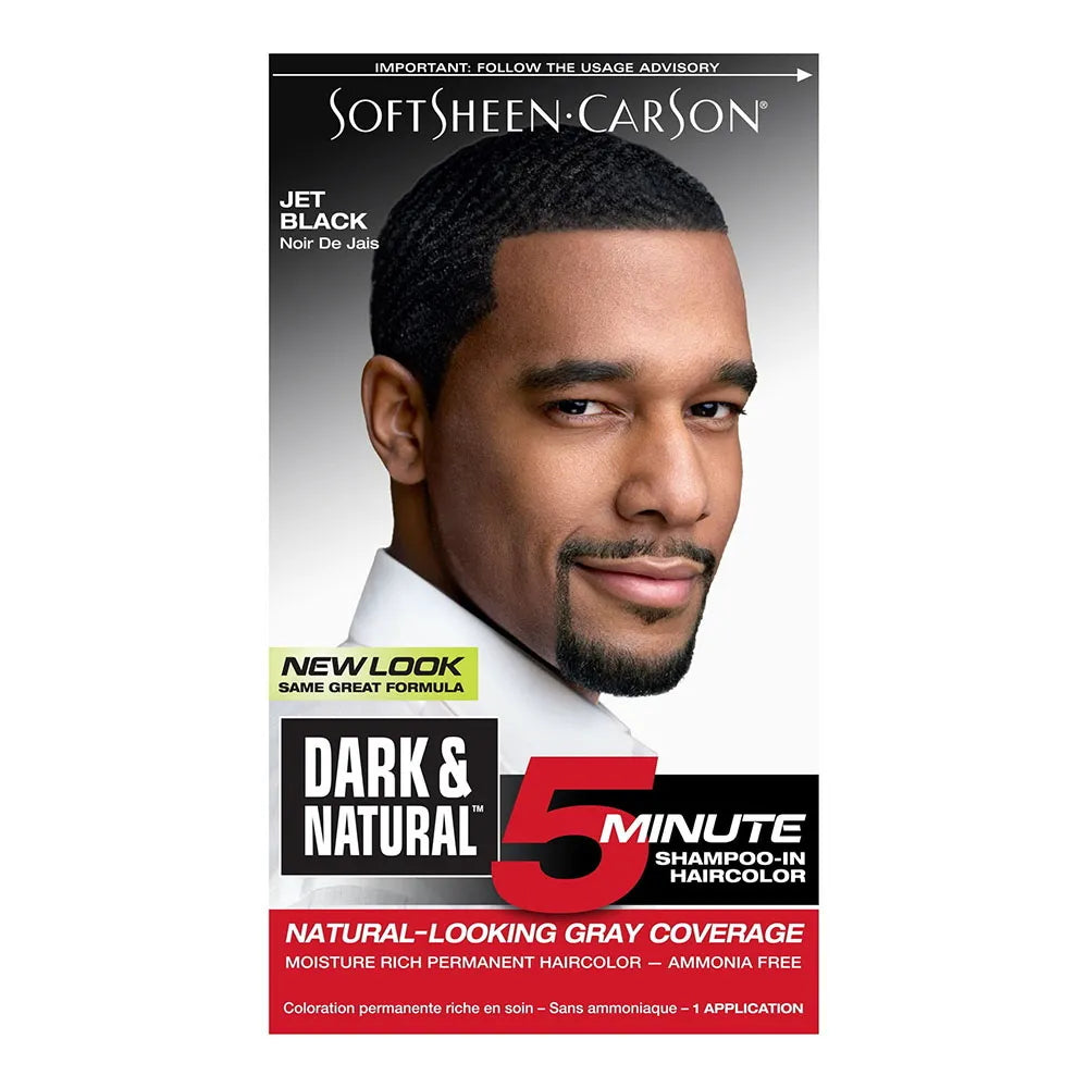 Dark And Natural Permanent Hair Color Jet Black Kit (Pack of 12)