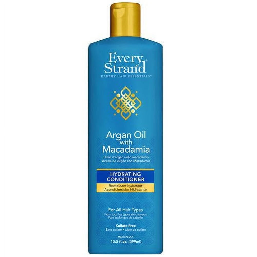 Every Strand Argan Conditioner 13.5 oz. All Hair Types Moisturizing 13.5 Fl. Oz (Pack of 6)