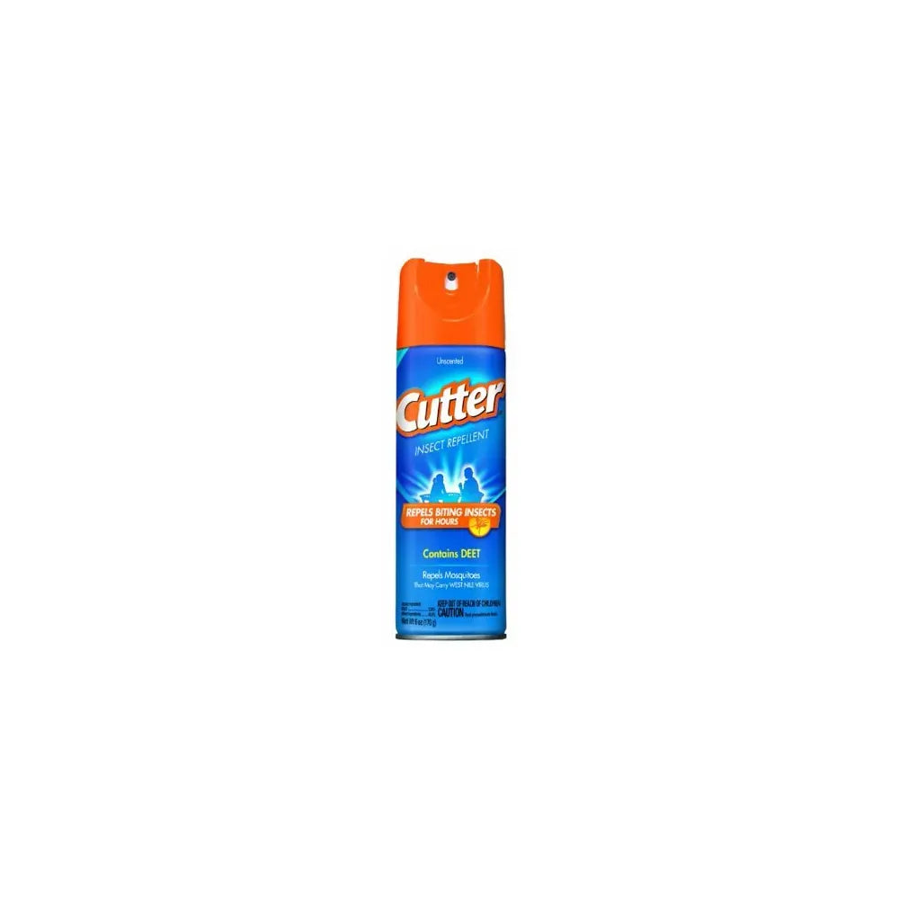 Cutter Mosquito Repellent Spray Unscented 6Oz (Pack of 12)