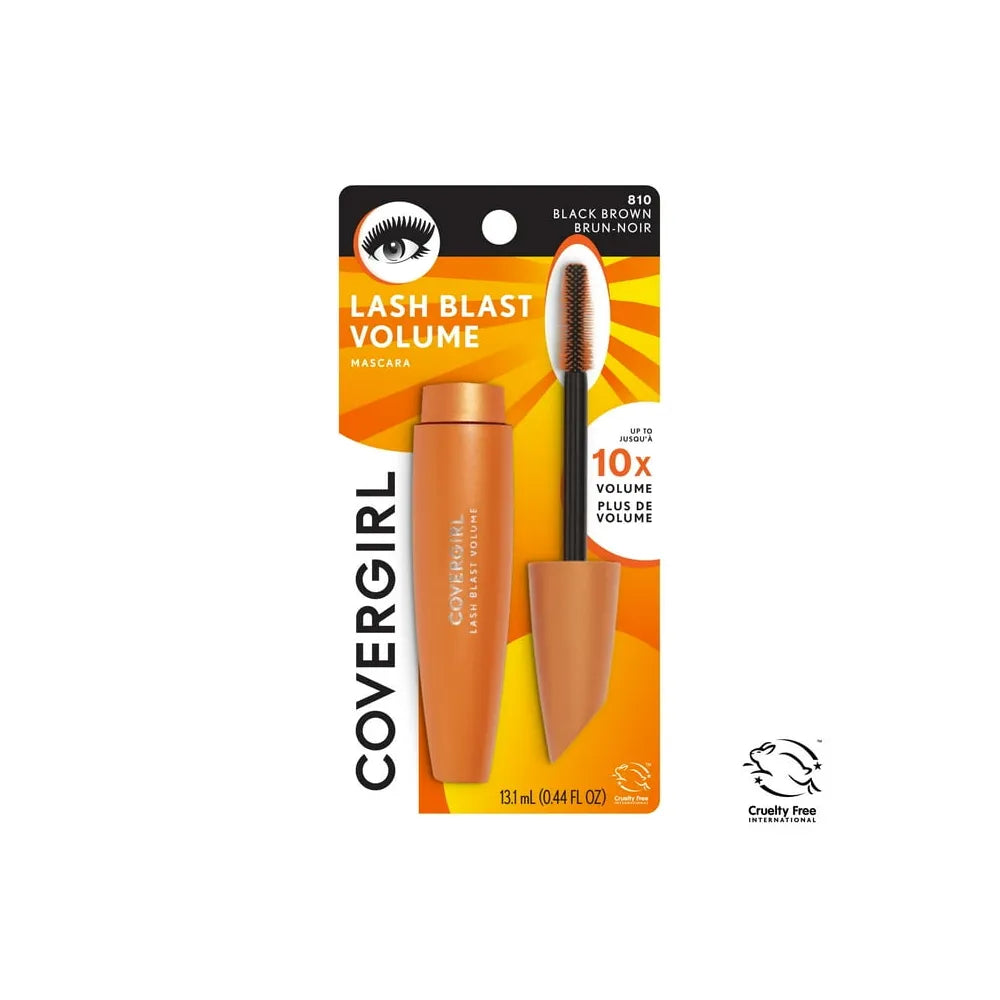 Cover Girl Lashblast Volume Mascara Black Brown #810 0.44Oz (Pack of 72)