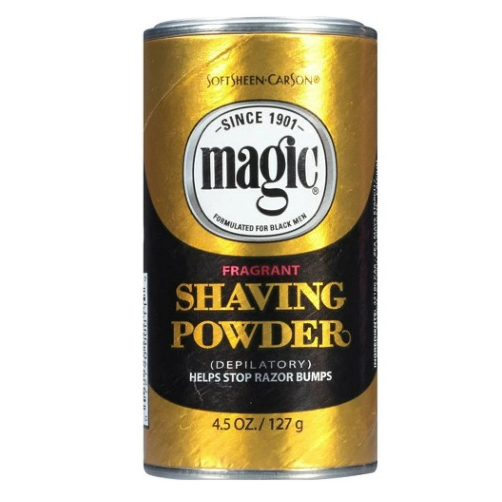 SoftSheen-Carson Fragrant Magic Shaving Powder with Fragrance Helps Stop Razor 4.5 Oz (Pack of 6)