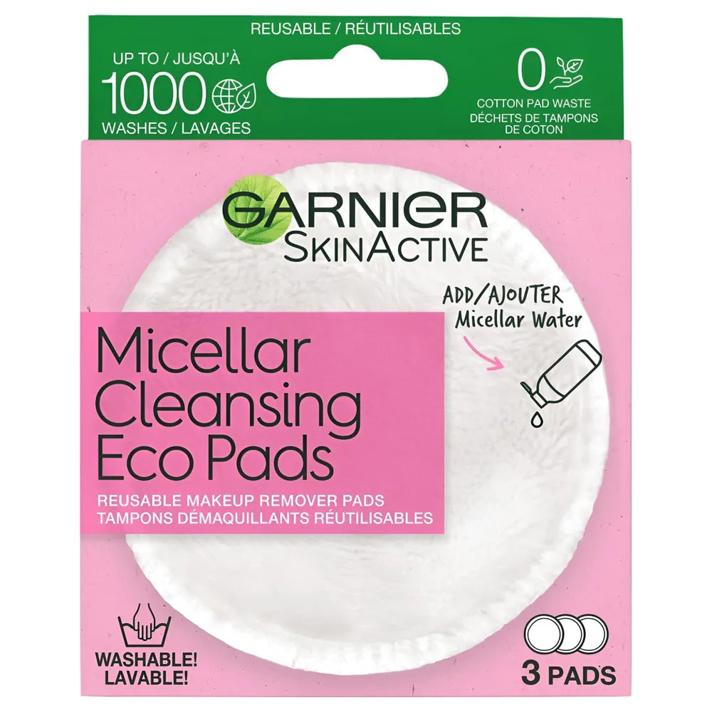 Garnier Skinactive Micellar Cleansing Eco Pads Reusable (Pack Of 6)