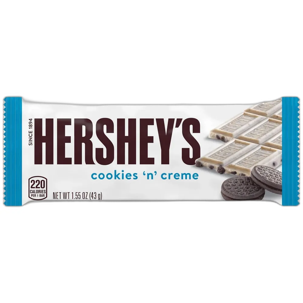Hersheys Cookies N Creme Candy Bar 1.5Oz (Pack of 432)