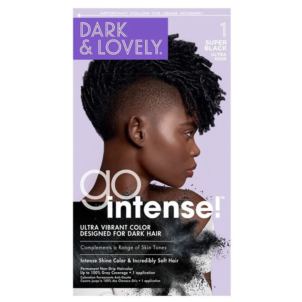 Dark and Lovely Go Intense Ultra Vibrant Color Unisex Permanent Hair Color 68 nan (Pack of 12)