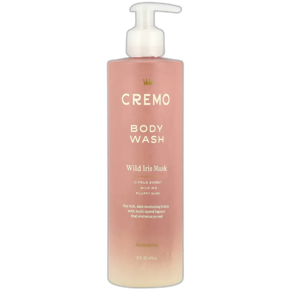 Cremo Women's Body Wash Wild Iris Musk 16 oz (Pack of 12)