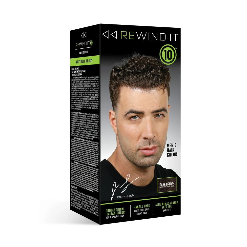 REWIND IT 10 Dark Brown Men s Hair Color nan (Pack of 18)