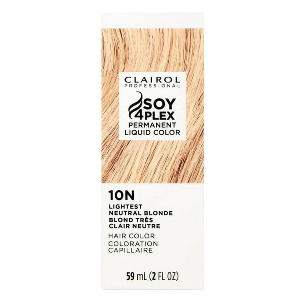 Clairol Soy4plex Liquicolor Permanent Hair Color - 10N/12B1 Lightest Neutral Blo 2 Fl. Oz (Pack of 72)