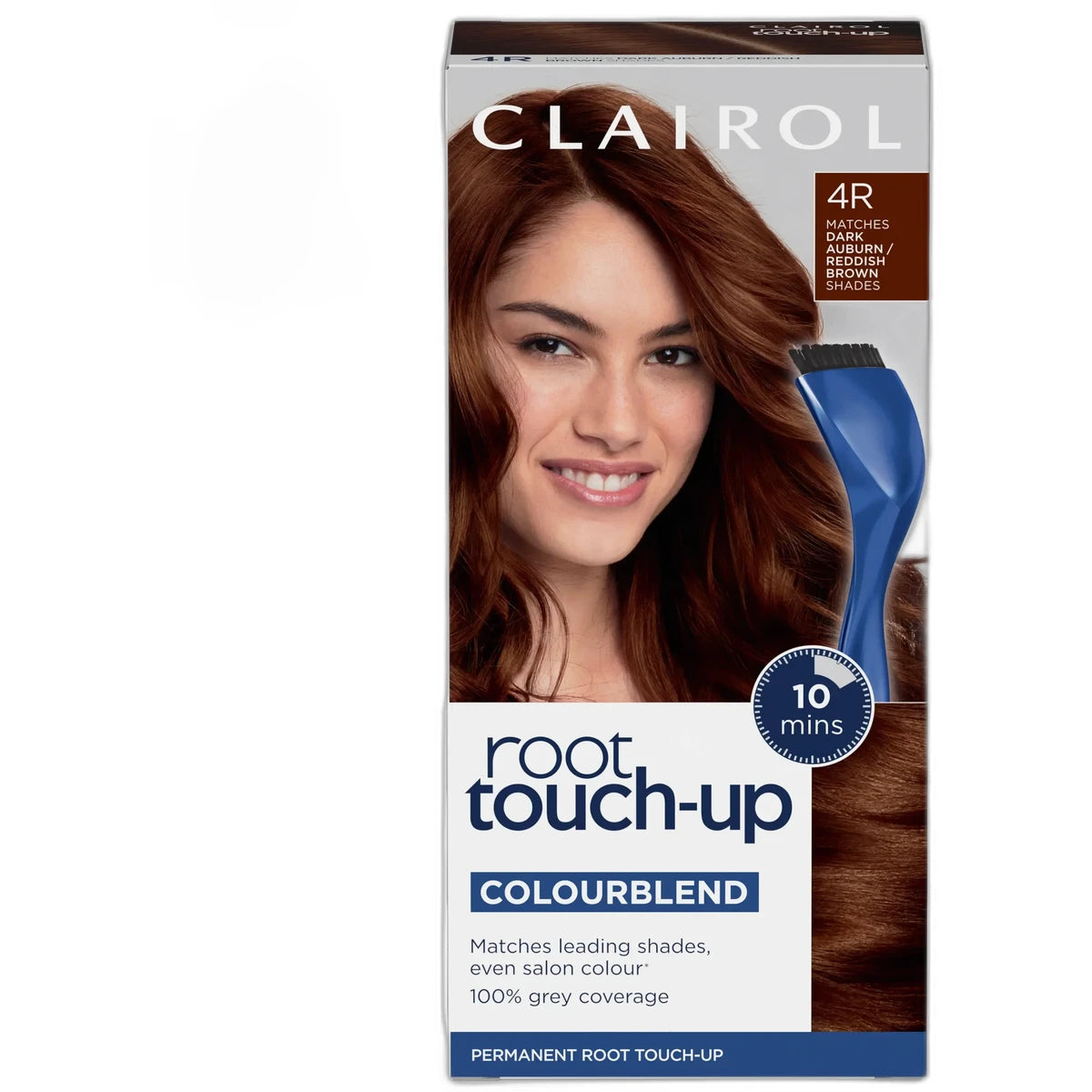 Clairol Nice & Easy Root Touch Up Permanent Hair Color 4R Dark Auburn Reddish Brown 1.1Oz (Pack Of 12)