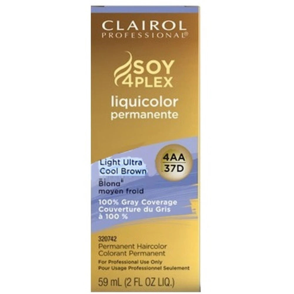 Professional Liquicolor Permanent Hair Color - 37D Light Ultra Cool Brown by Cla 2 Fl. Oz (Pack of 72)