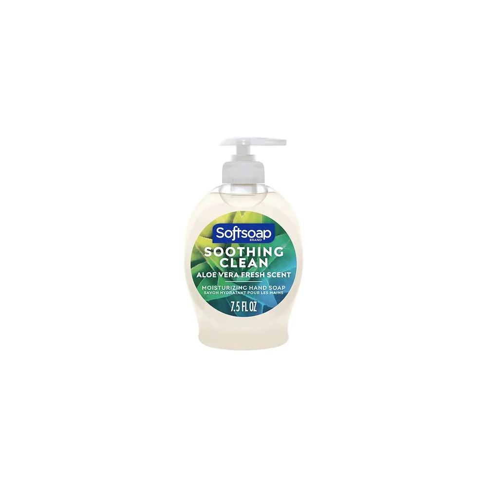 Softsoap Soothing Liquid Hand Soap Aloe Vera 7.5Oz (Pack of 6)