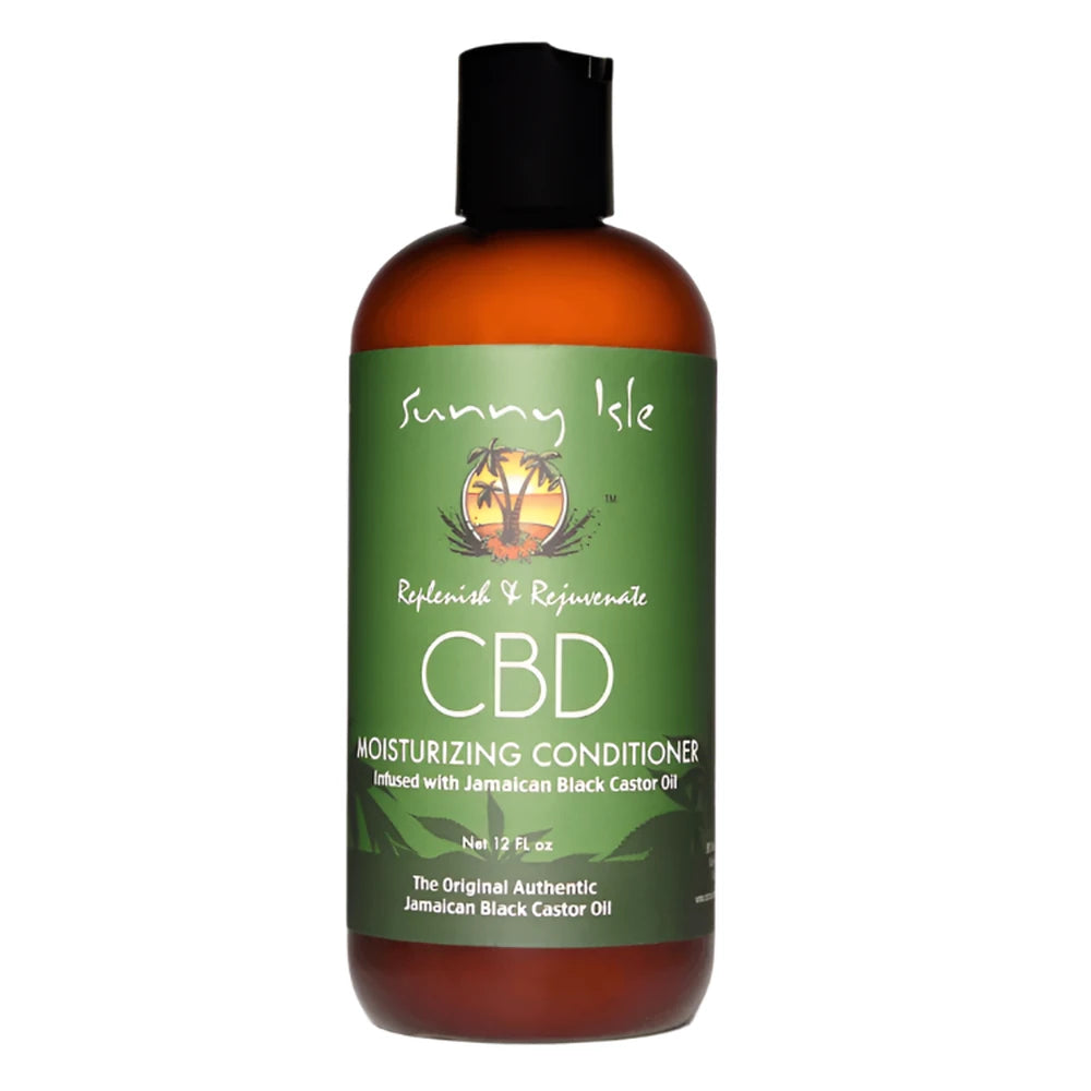 Sunny Isle CBD Conditioner 1 Pack in Black 12 Fl. Oz