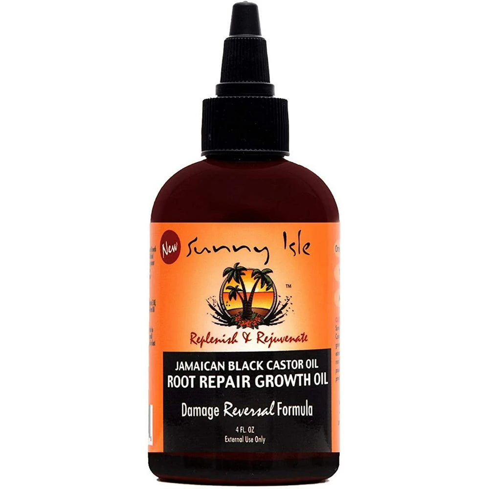 Sunny Isle Jameican Black Castor Oil Root Repair Growth Oil 4 Fl. Oz(Pack of 6)