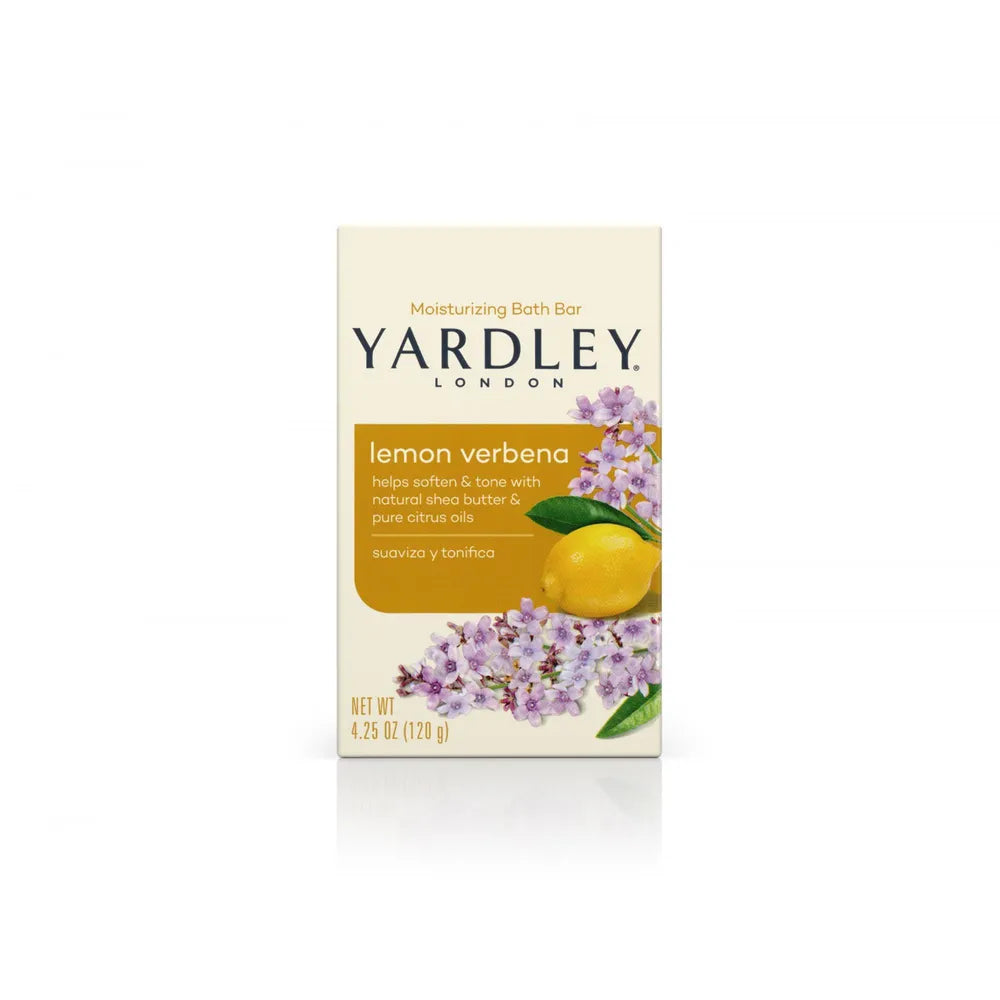 Yardley London Naturally Moisturizing Bar Lemon Verbana With Shea Butter4.25Oz (Pack of 24)