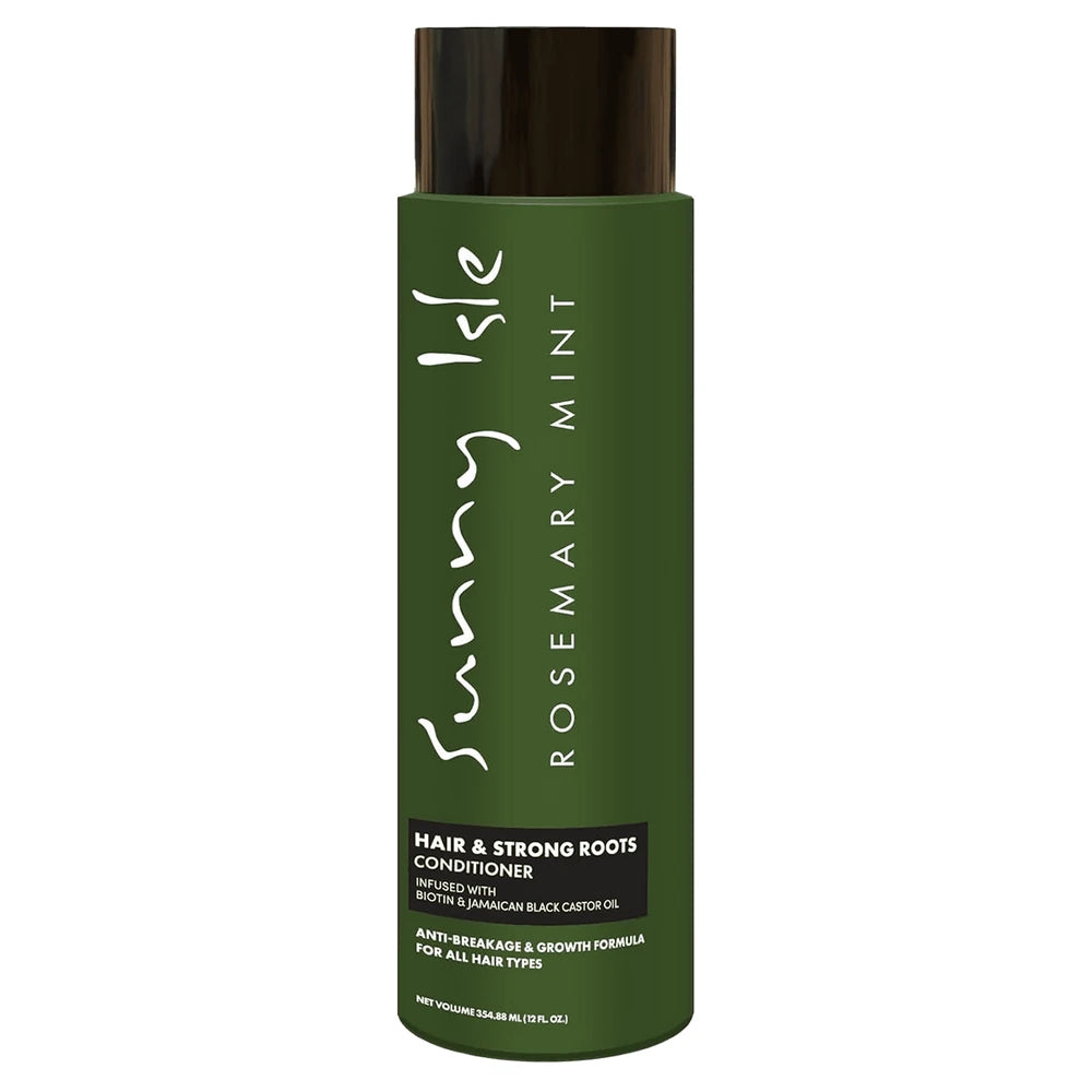 Sunny Isle Rosemary Mint Hair & Strong Roots Conditioner - 12 oz (Pack of 6)