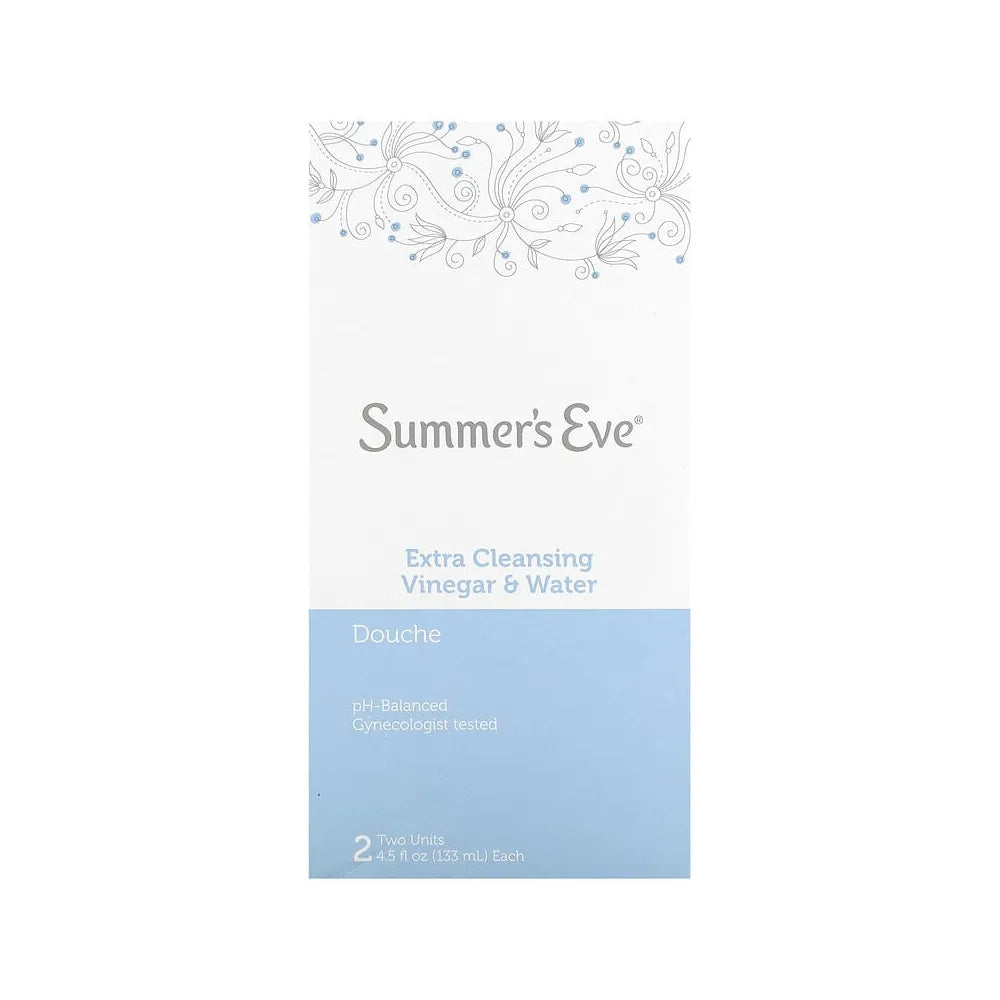 Summers Eve Extra Cleansing Vinegar And Water DoucheTwin Pack 4.5oz (Pack of 6)