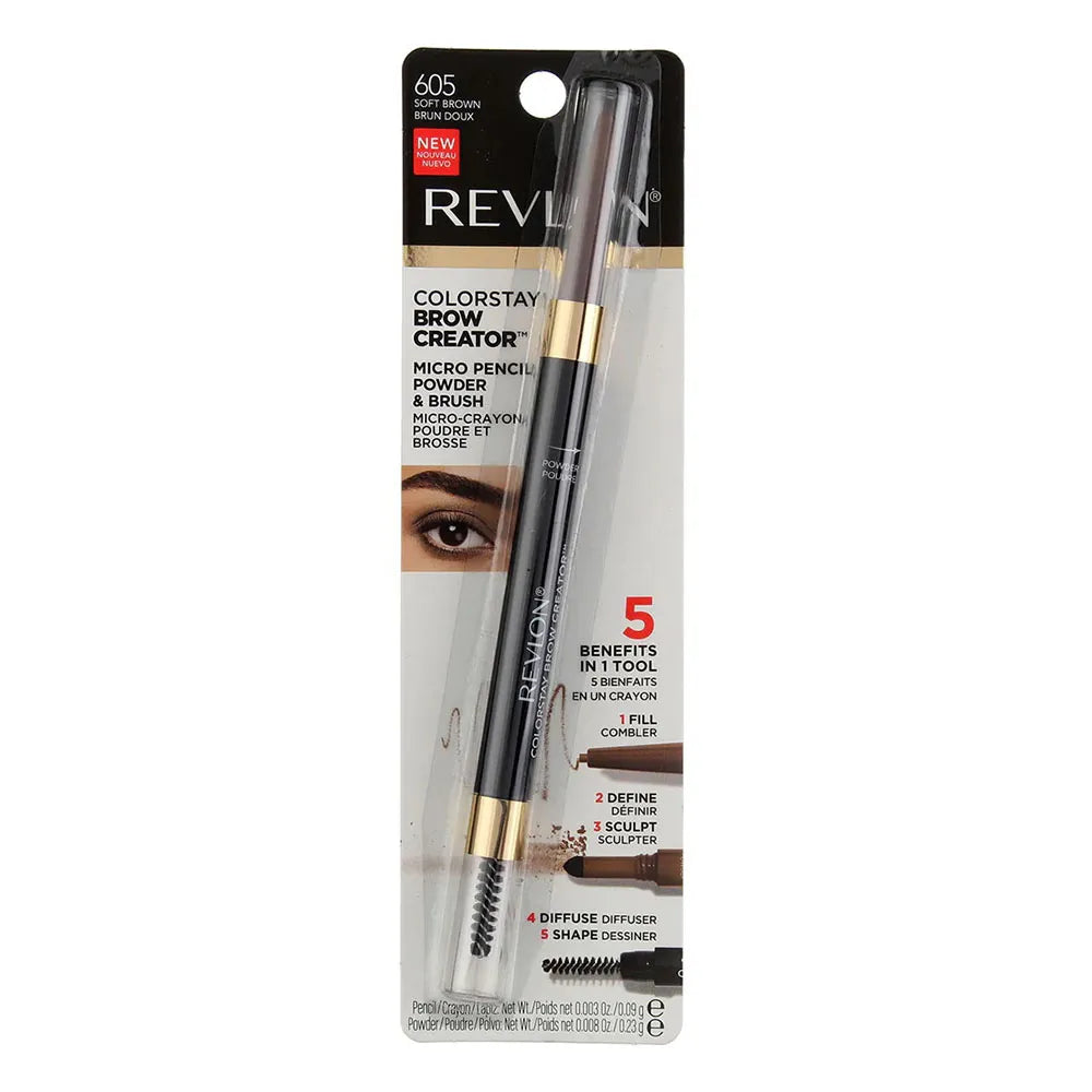 Revlon Colorstay Brow Creator Eyebrow Pencil Soft Brown 0.08Oz(Pack Of 48)