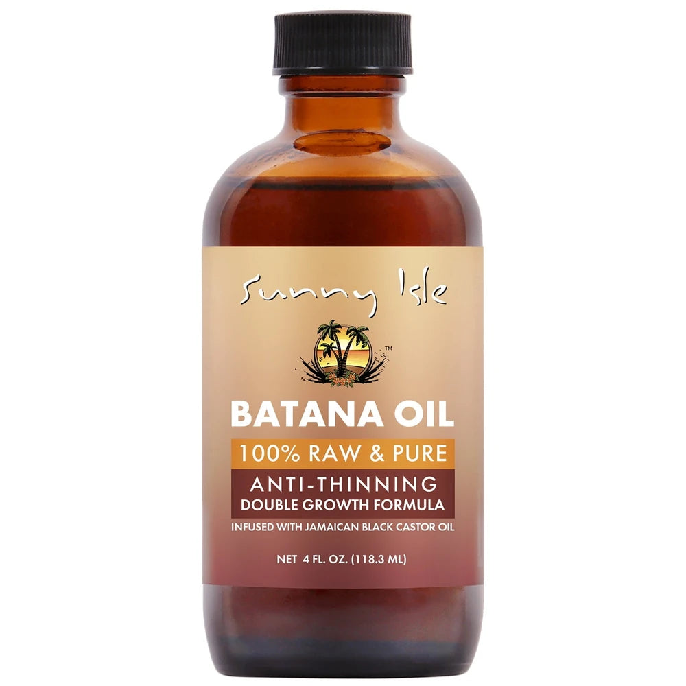 Sunny Isle Anti-Thinning Batana Oil Infused with Jamaican Black Castor Oil 4oz (Pack of 6)