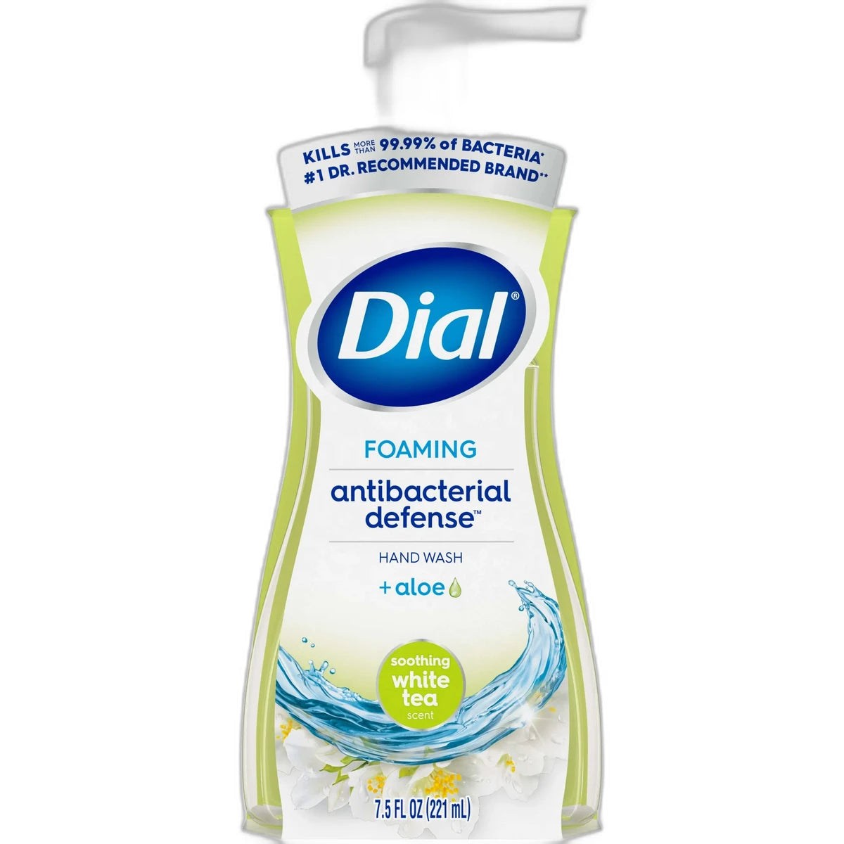Dial Complete Foaming Antibacterial Hand Wash White Tea7.5Oz (Pack of 6)