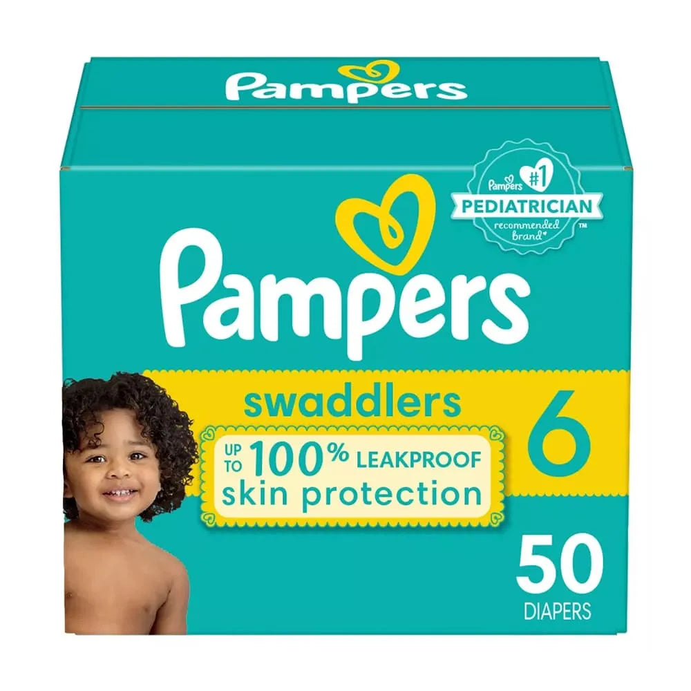 Pampers Swaddlers Active Baby Diaper Size 6 52 3.2Oz (Pack Of 1)