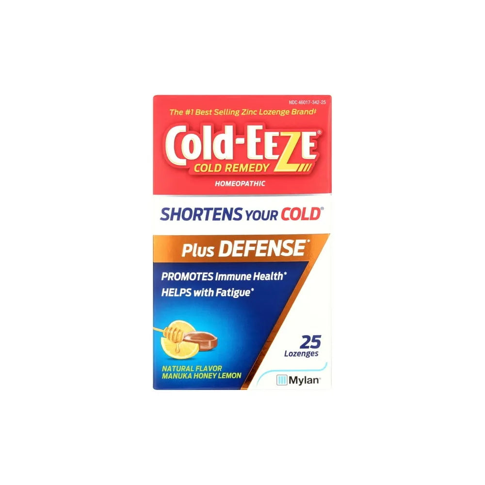 Cold-Eeze Plus Defense Manuka Honey Lemon Lozenges 3.36oz (Pack of 48)