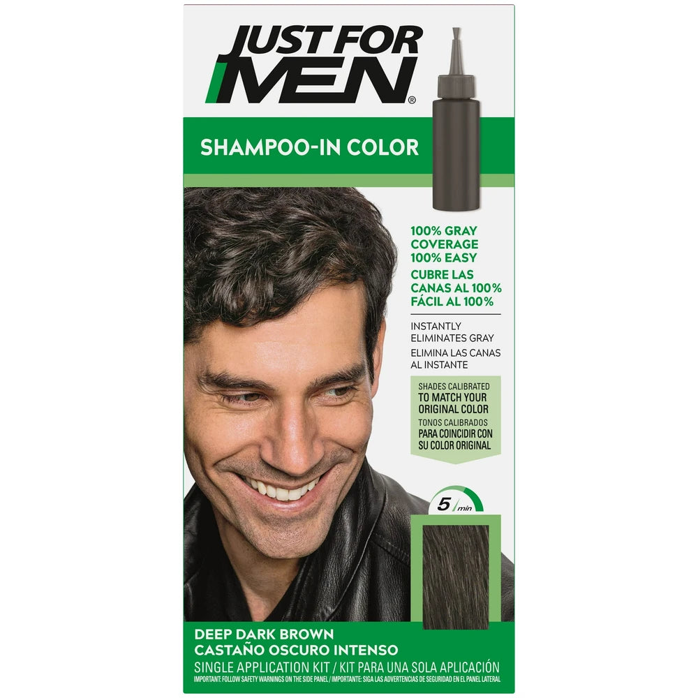 Just For Men Original Formula Men s Hair Color Deep Dark Brown H-46 (Pack of 12)